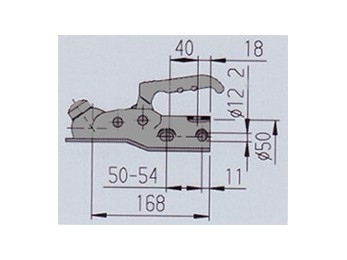 Cupla AL-KO AK160 Ø50, 1600 kg 2