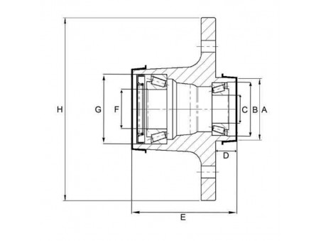 Butuc AL-KO 750kg