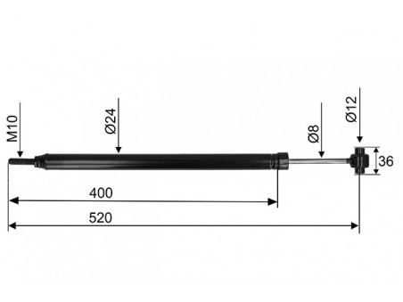 Amortizor Stabilus pentru ALKO 150V