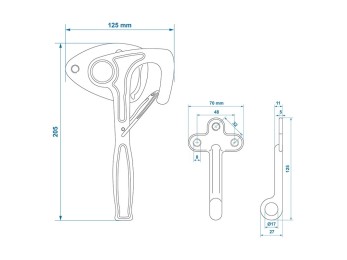 Set inchizator 170mm stanga 2
