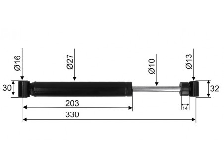 Amortizor Stabilus pentru AL-KO 251G/251VB