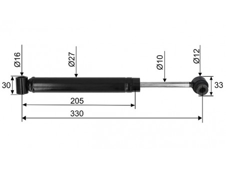Amortizor Stabilus pentru ALKO 251R/251S -1993