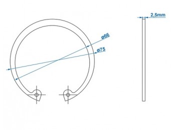 Siguranta rulment Ø72mm 2