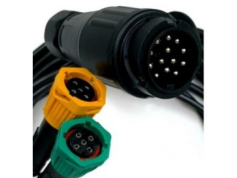 Instalatie electrica 13-pini, 5.5m + 2x3.1m 2