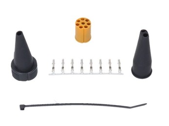 Conector baioneta 8 pini galben