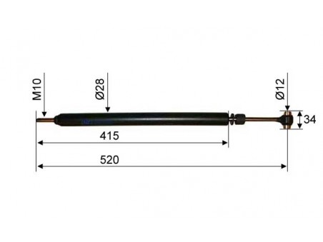 Amortizor Stabilus pentru ALKO 200V