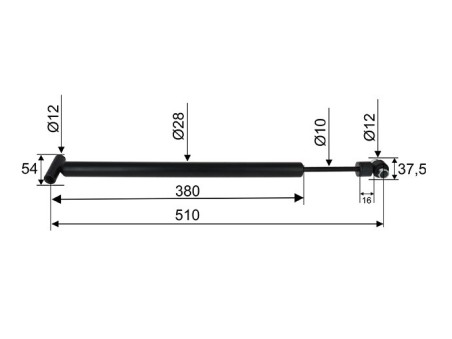 Amortizor Stabilus pentru ALKO 251S / 251R