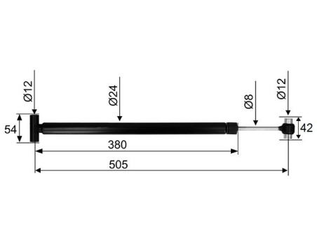 Amortizor Stabilus pentru ALKO 161S
