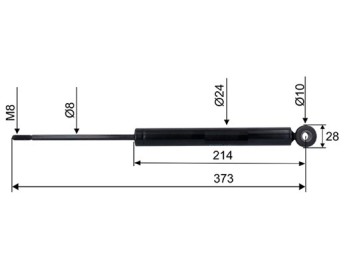 Amortizor OMC 0-750kg