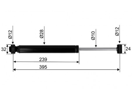 Amortizor BPW/Grümer AK 0908/1308