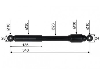 Amortizor Stbilus pentru ALKO 160SR, 200SR