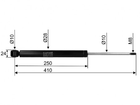Amortizor Stabilus pentru ALKO 200 SR/SR1-A