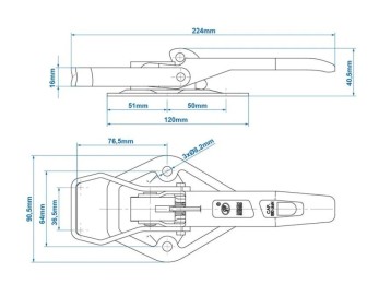 Inchizator oblon SPP ZB-05A 2