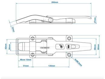 Inchizator oblon SPP ZB-09A 2