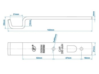 Contraplaca inchizator oblon SPP Z-05 2