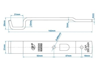 Contraplaca inchizator SPP Z-05A 2