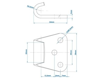 Contraplaca inchizator SPP Z-11A 2