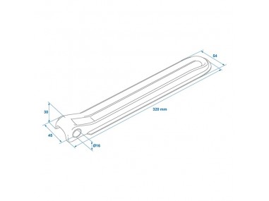 Balama oblon 320mm