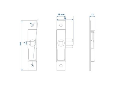 Inchizator tip budget 100x19mm