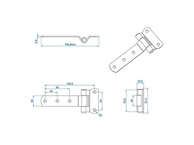 Balama usa/oblon 143x61mm